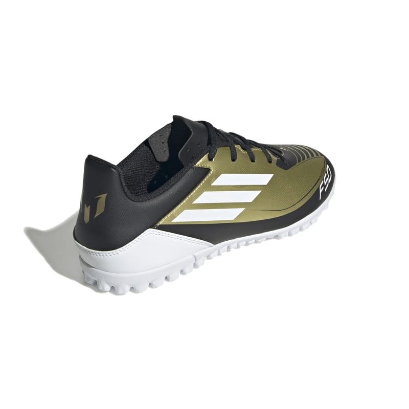 Zapatillas-Futbol-Unisex-Adidas-F50-Club-Tf-Messi-Junior-Dorado