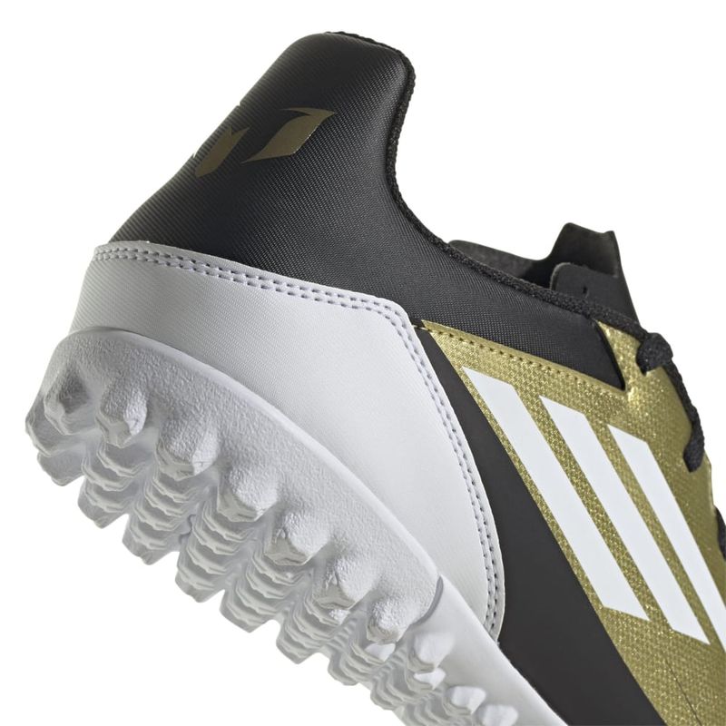 Zapatillas-Futbol-Unisex-Adidas-F50-Club-Tf-Messi-Junior-Dorado