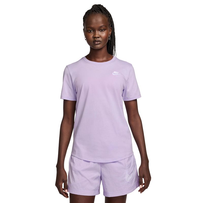 Ropa-Urbano-Mujer-Nike-W-Nsw-Tee-Club--Morado