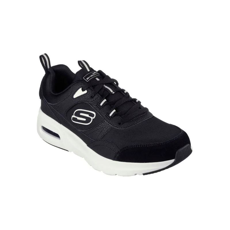 Zapatillas-Urbanas-Hombre-Skechers-Skech-air-Court--Negro