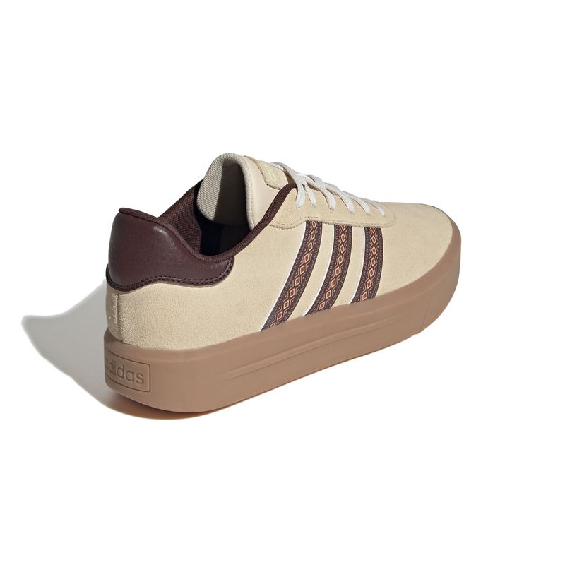 Zapatillas-Urbanas-Mujer-Adidas-Court-Platform-Suede--Crema