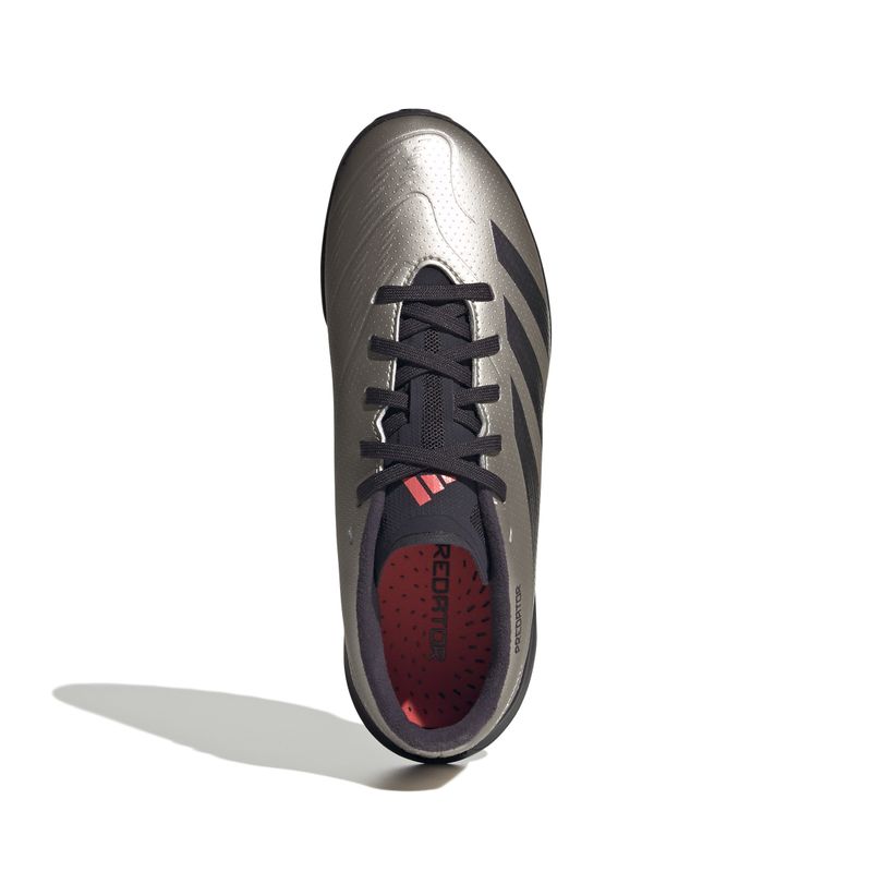 Zapatillas-Futbol-Unisex-Adidas-Predator-League-Tf-J-Pre-school-Gris