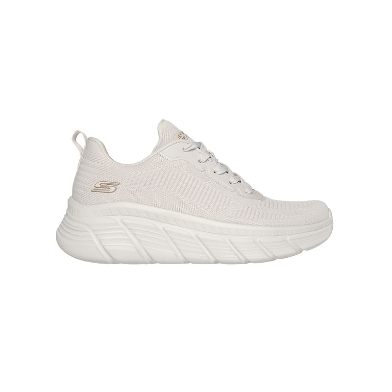 Zapatillas-Urbanas-Mujer-Skechers-Bobs-B-Flex-Hi--Crema