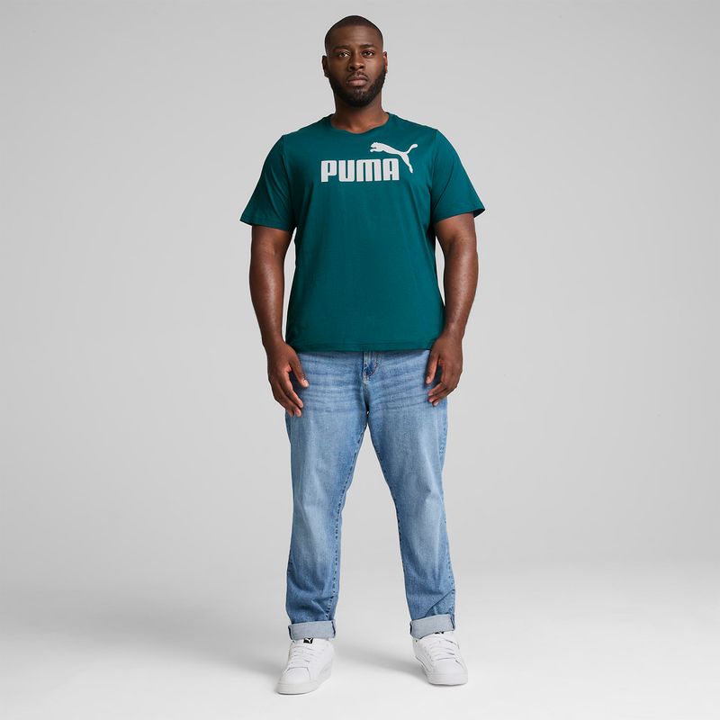 Ropa-Urbano-Hombre-Puma-Ess-Logo-Tee--s---Verde