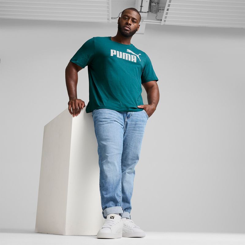 Ropa-Urbano-Hombre-Puma-Ess-Logo-Tee--s---Verde