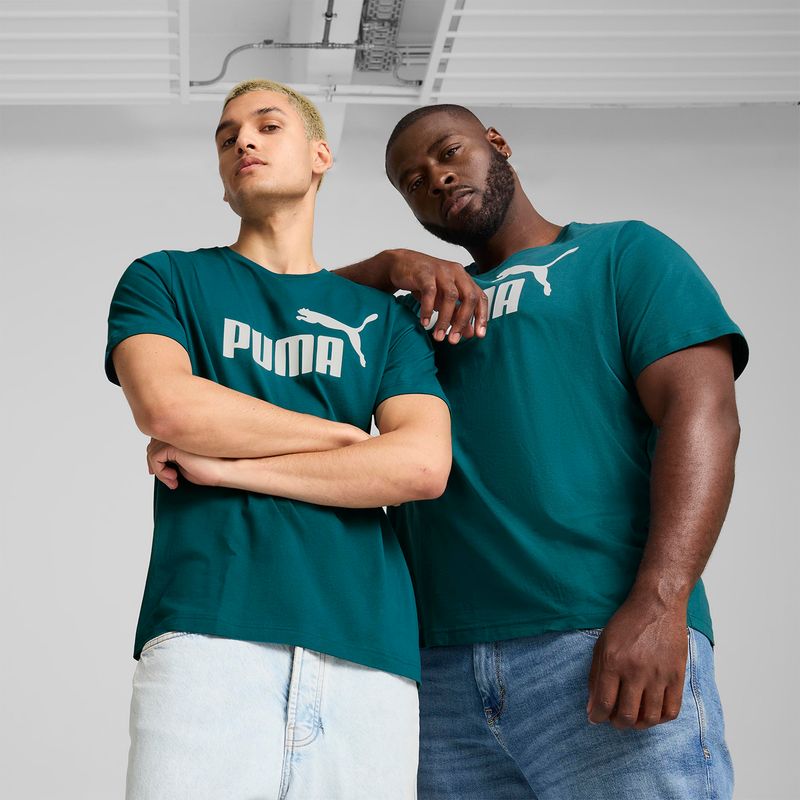 Ropa-Urbano-Hombre-Puma-Ess-Logo-Tee--s---Verde