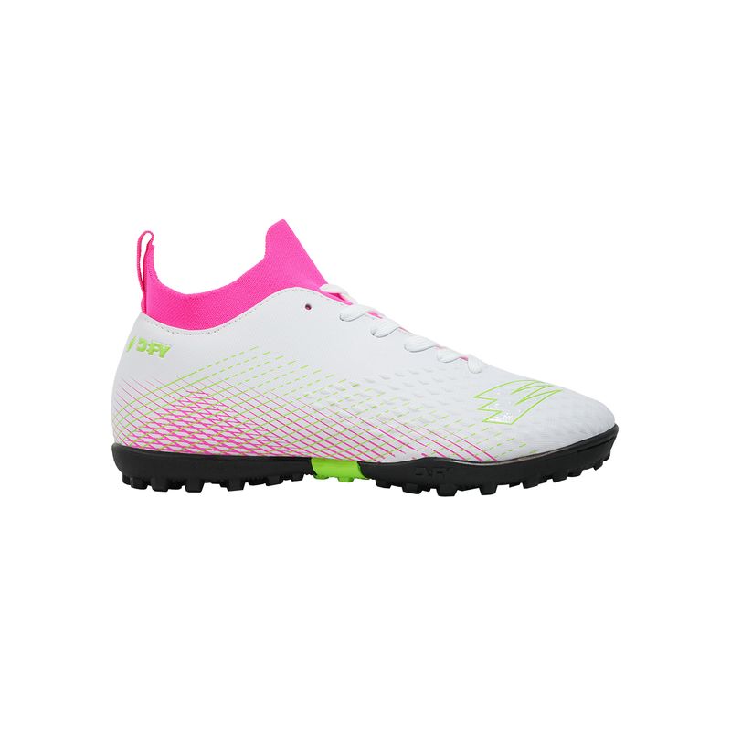 Zapatillas-Futbol-Unisex-Dfy-Strike-Tf-Junior-Blanco