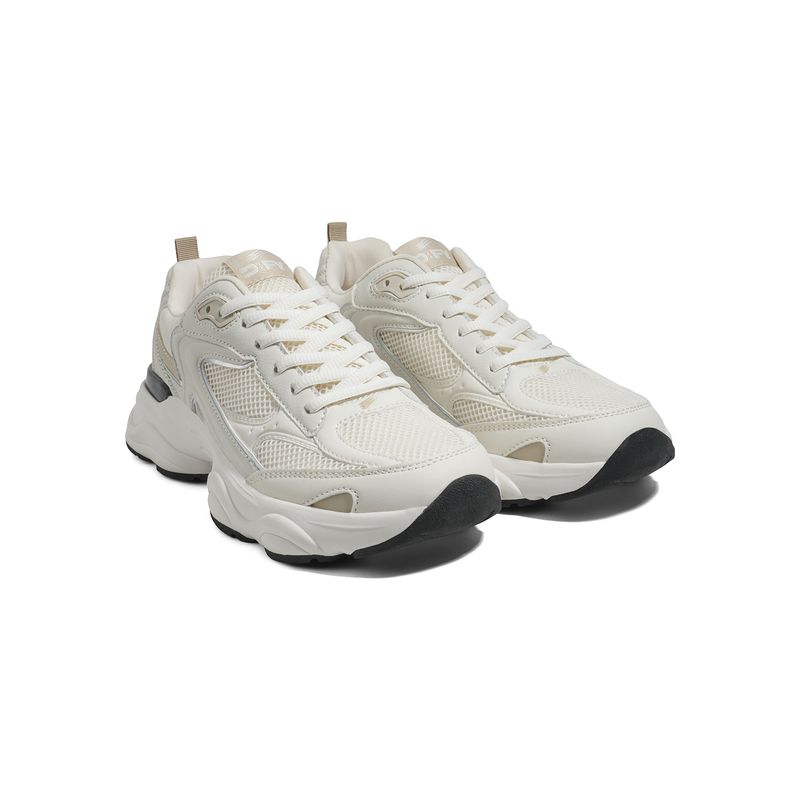 Zapatillas Urbanas Mujer Dfy Heritage Crema