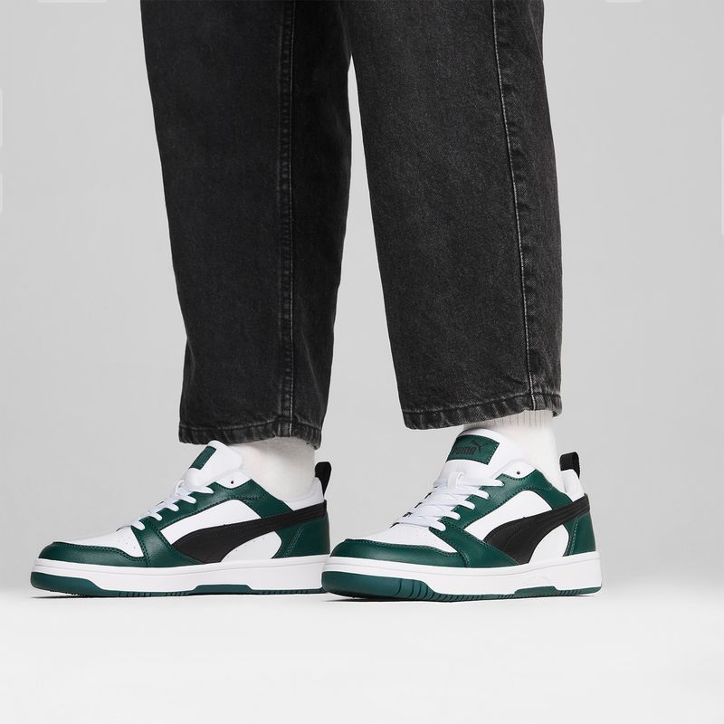 Zapatillas-Urbanas-Hombre-Puma-Rebound-V6-Low--Verde