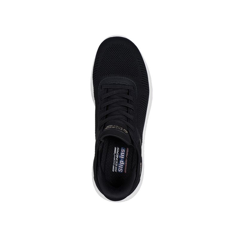 Zapatillas-Urbanas-Mujer-Skechers-Bobs-Squad-Chaos--Negro