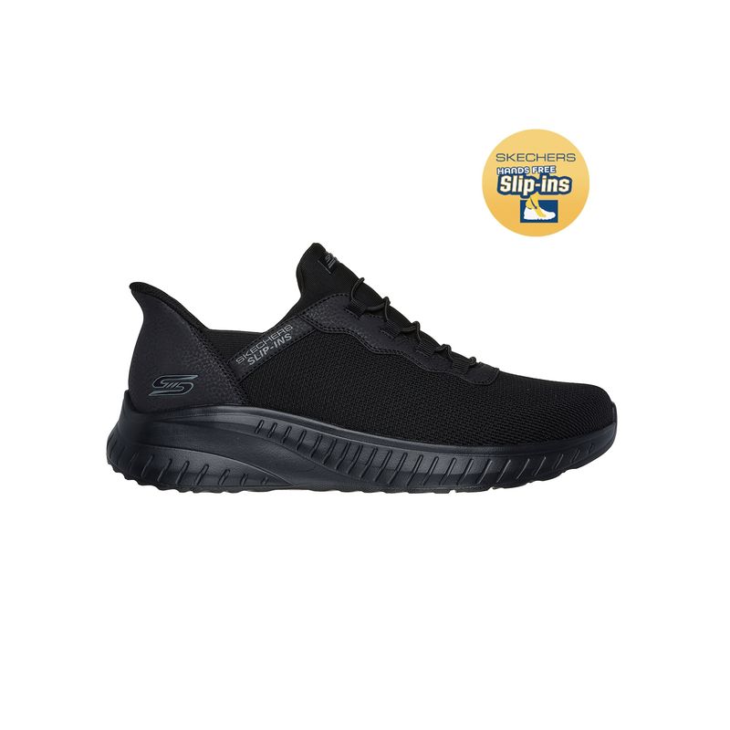 Zapatillas-Urbanas-Hombre-Skechers-Bobs-Squad-Chaos--Negro
