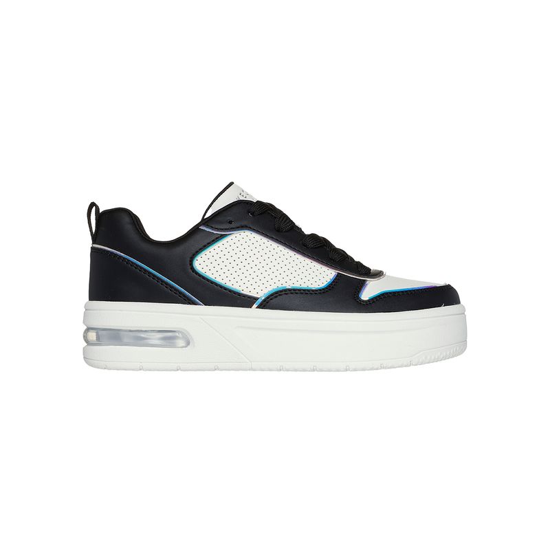 Zapatillas-Urbanas-Niña-Skechers-Court-Hi-air-Junior-Negro