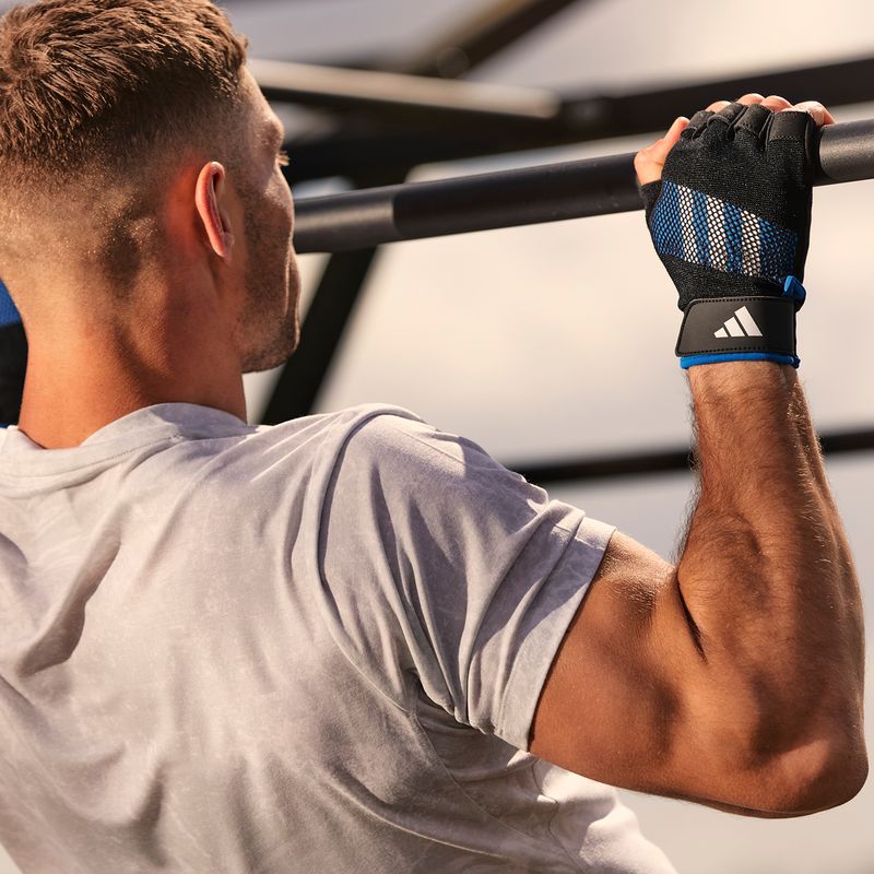 Accesorios-Entrenar-Unisex-Adidas-Eqp-Performance-Training-Gloves----Azul