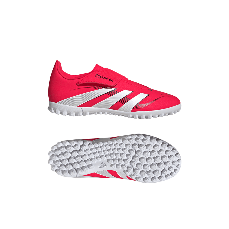 Zapatillas-Futbol-Unisex-Adidas-Predator-Club-Vel-Tf-J-Junior-Rojo