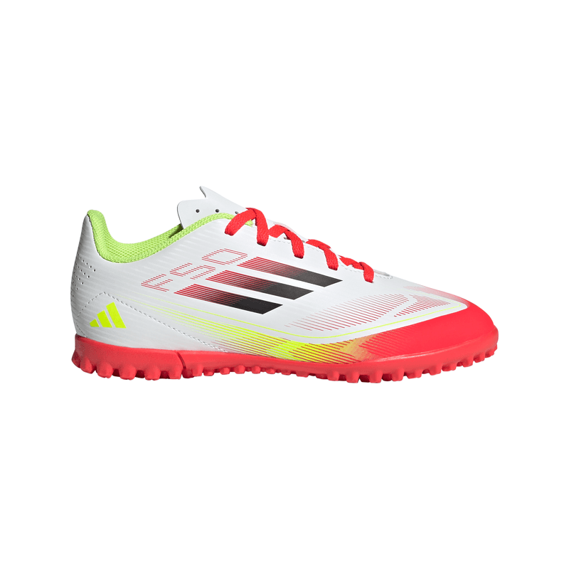 Zapatillas-Futbol-Unisex-Adidas-F50-Club-Tf-J-Junior-Blanco