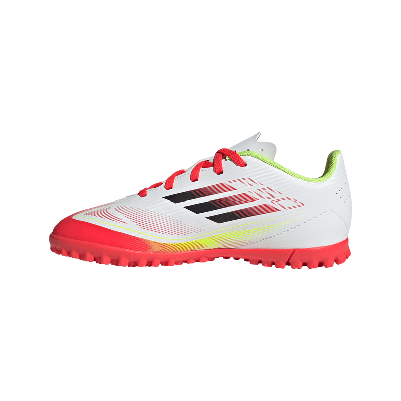Zapatillas-Futbol-Unisex-Adidas-F50-Club-Tf-J-Junior-Blanco