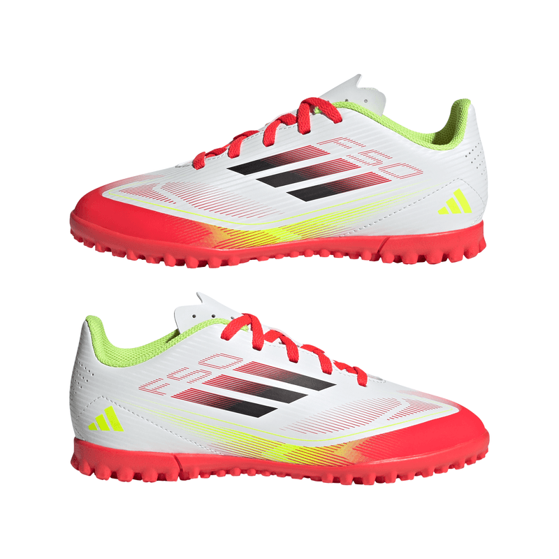Zapatillas-Futbol-Unisex-Adidas-F50-Club-Tf-J-Junior-Blanco