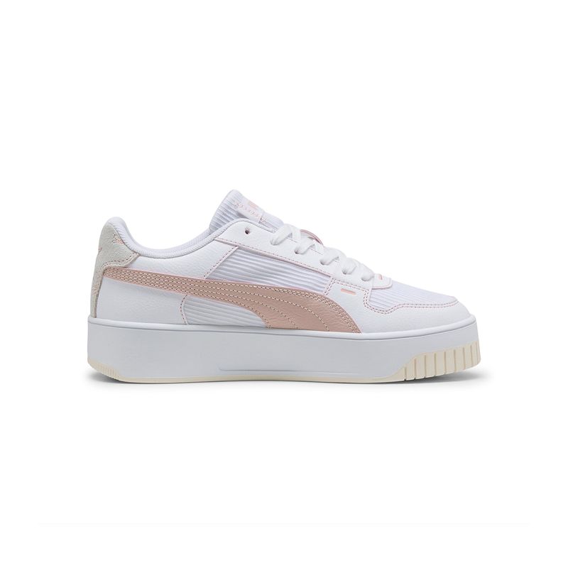 Zapatillas-Urbanas-Mujer-Puma-Carina-Street-Lux-Crafted-Flo--Blanco