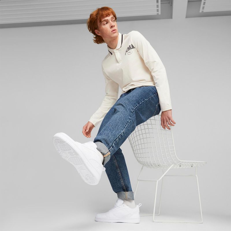 Zapatillas-Urbanas-Mujer-Puma-Rebound-V6-Low-Wns--Blanco