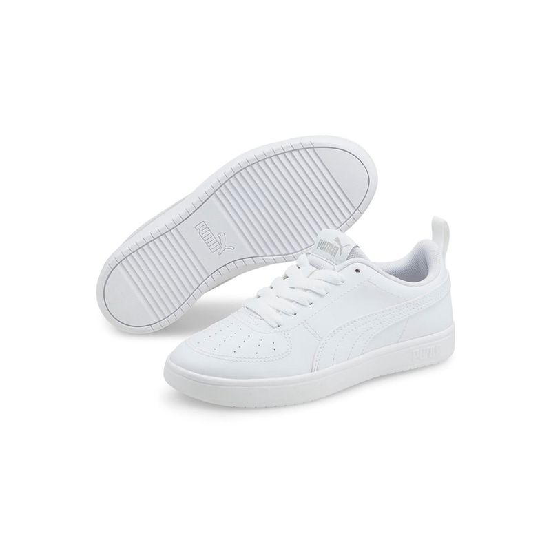 Zapatillas-Urbanas-Unisex-Puma-Rickie-Jr-Junior-Blanco