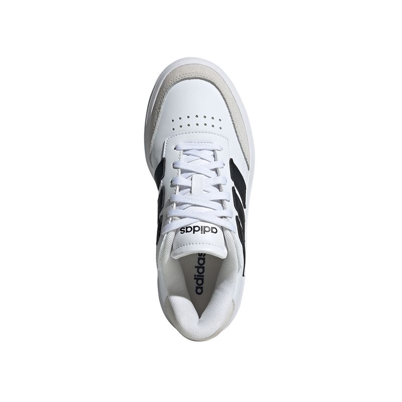 Zapatillas-Urbanas-Unisex-Adidas-Courtblock-J-Junior-Blanco