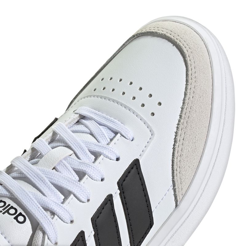 Zapatillas-Urbanas-Unisex-Adidas-Courtblock-J-Junior-Blanco