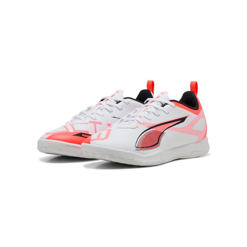 Zapatillas-Futbol-Unisex-Puma-Ultra-5-Play-It-Jr-Junior-Blanco