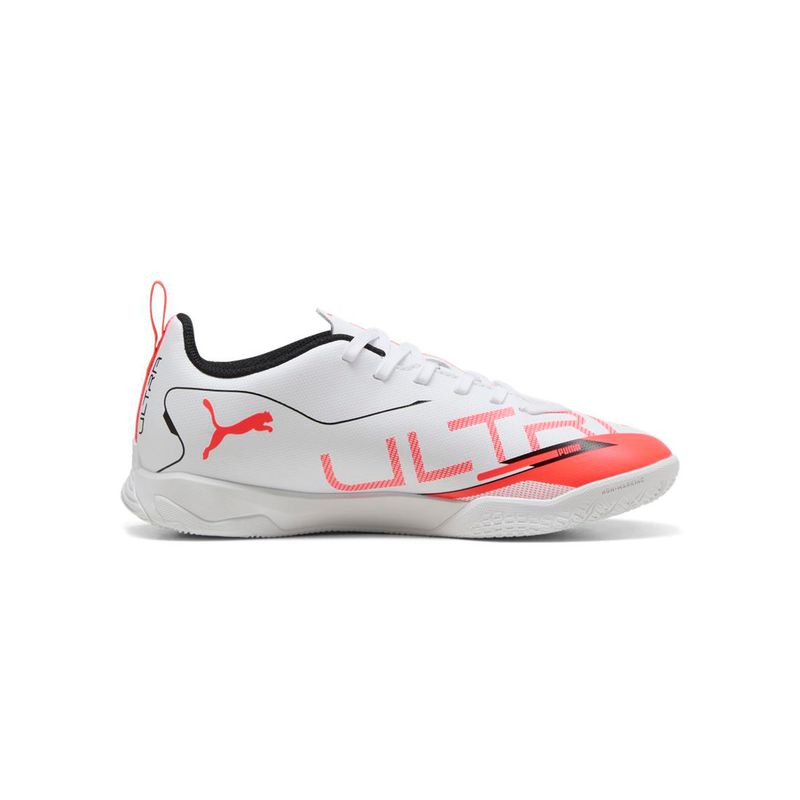 Zapatillas-Futbol-Unisex-Puma-Ultra-5-Play-It-Jr-Junior-Blanco