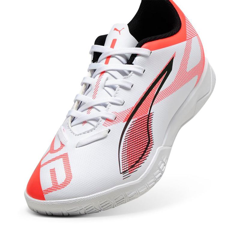 Zapatillas-Futbol-Unisex-Puma-Ultra-5-Play-It-Jr-Junior-Blanco
