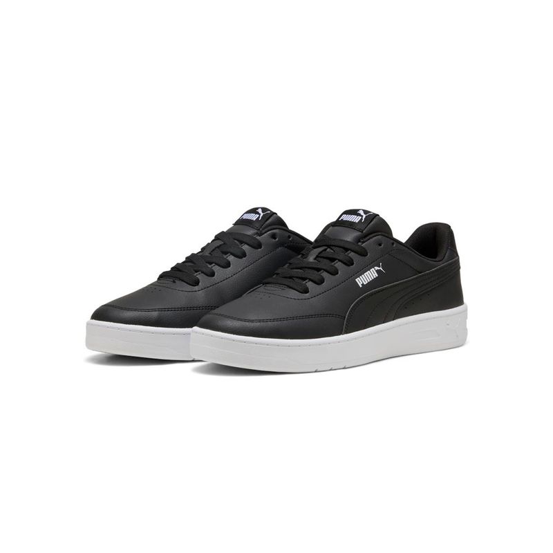 Zapatillas Urbanas Hombre Puma Court Classic Clean Negro