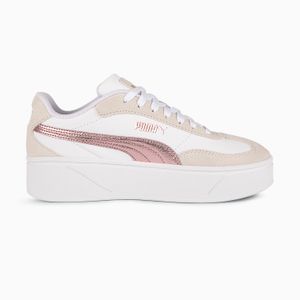 Zapatillas Urbanas Mujer Puma Club Ii Era Platform Metallic  Blanco