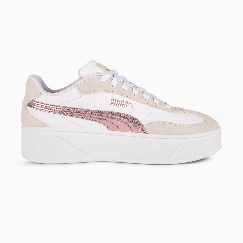 Zapatillas-Urbanas-Mujer-Puma-Club-Ii-Era-Platform-Metallic--Blanco