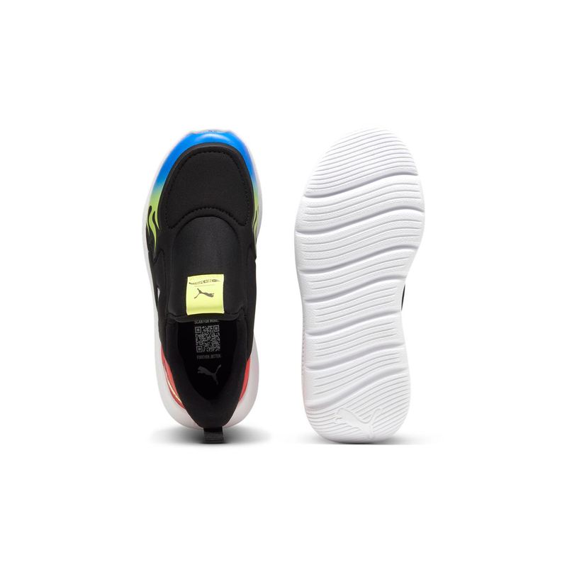 Zapatillas-Urbanas-Niño-Puma-Fun-Racer-2-Sliptech-Hot-Whee-Pre-school-Negro