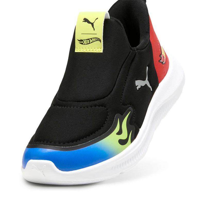Zapatillas-Urbanas-Niño-Puma-Fun-Racer-2-Sliptech-Hot-Whee-Pre-school-Negro