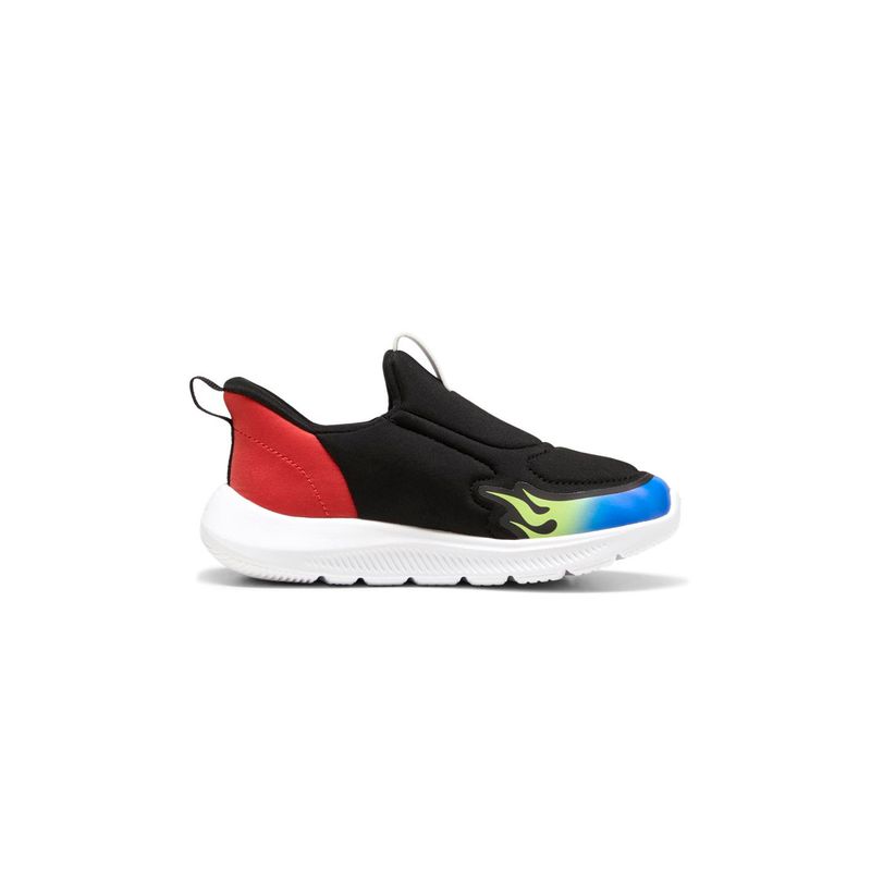 Zapatillas-Urbanas-Niño-Puma-Fun-Racer-2-Sliptech-Hot-Whee-Pre-school-Negro