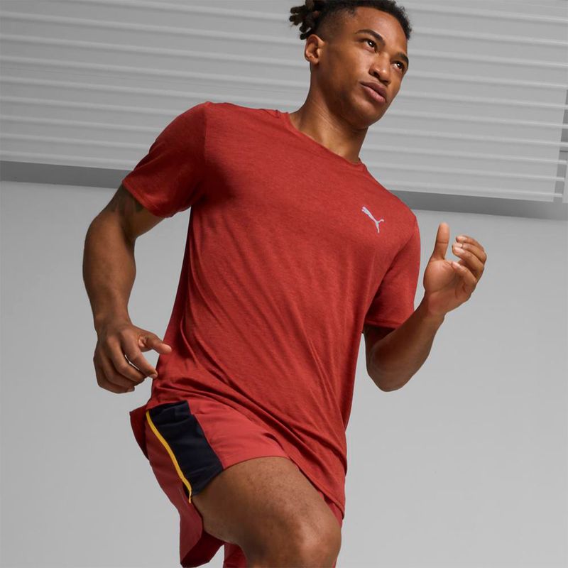 Ropa-Correr-Hombre-Puma-Run-Favorite-Heather-Ss-Tee-M--Rosado