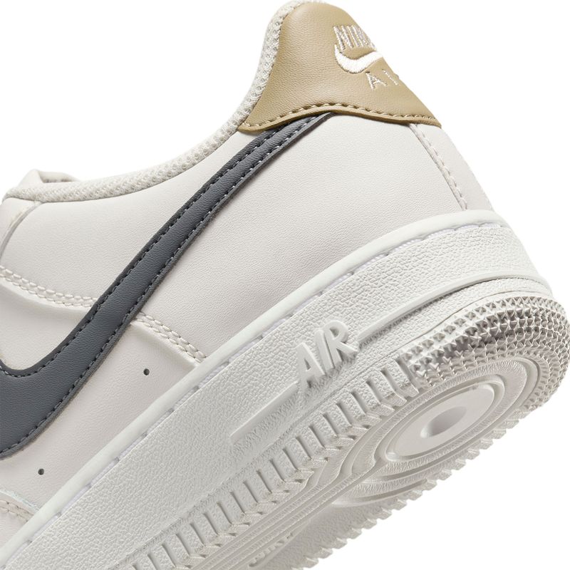 Zapatillas-Urbanas-Unisex-Nike-Air-Force-1-Bg-Junior-Crema