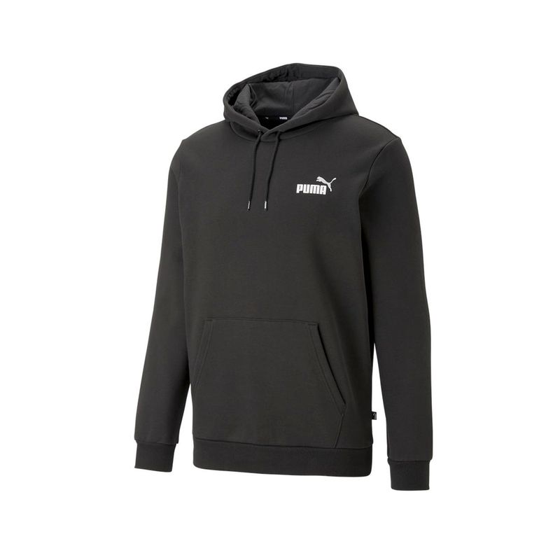 Ropa-Urbano-Hombre-Puma-Ess--2-Col-Small-Logo-Hoodie---Negro