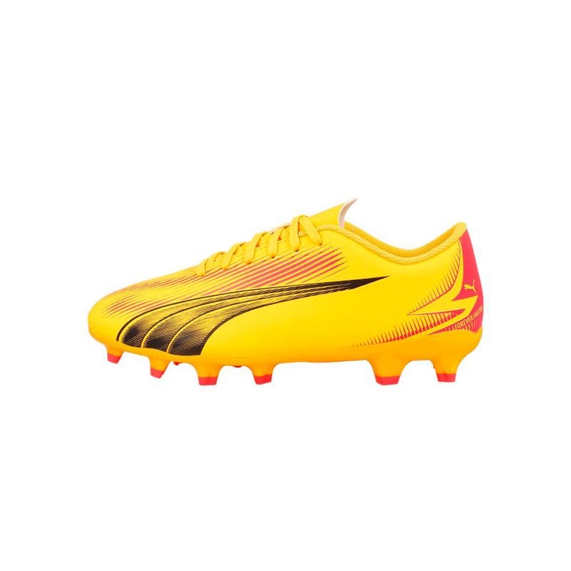 Zapatillas-Futbol-Unisex-Puma-Ultra-Play-Fg-ag-Jr-Junior-Amarillo