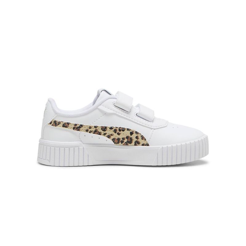 Zapatillas-Urbanas-Unisex-Puma-Carina-2.0-Animal-Update-V-Ps-Pre-school-Blanco