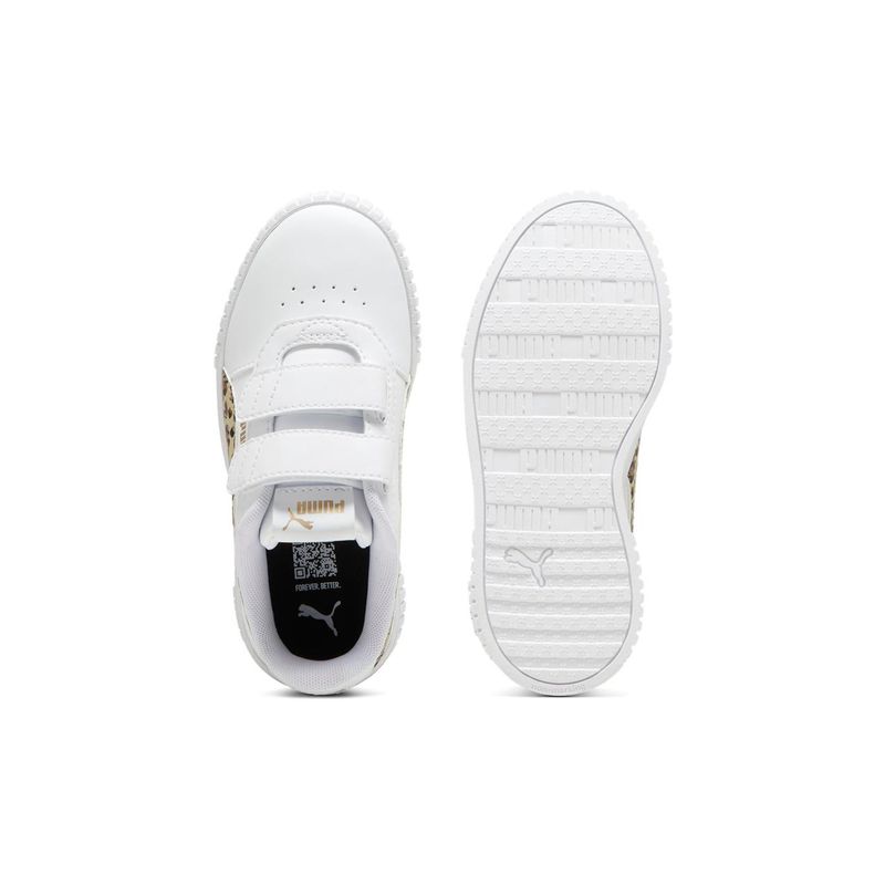 Zapatillas-Urbanas-Unisex-Puma-Carina-2.0-Animal-Update-V-Ps-Pre-school-Blanco