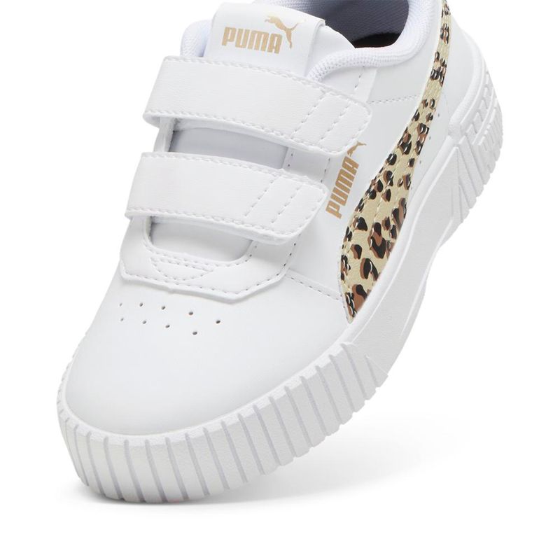 Zapatillas-Urbanas-Unisex-Puma-Carina-2.0-Animal-Update-V-Ps-Pre-school-Blanco