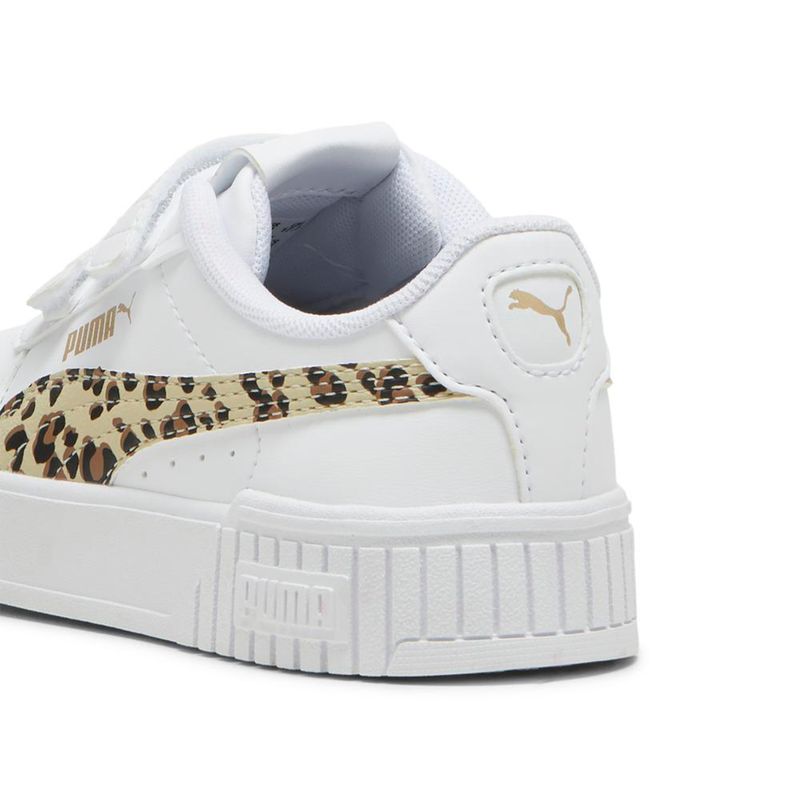 Zapatillas-Urbanas-Unisex-Puma-Carina-2.0-Animal-Update-V-Ps-Pre-school-Blanco