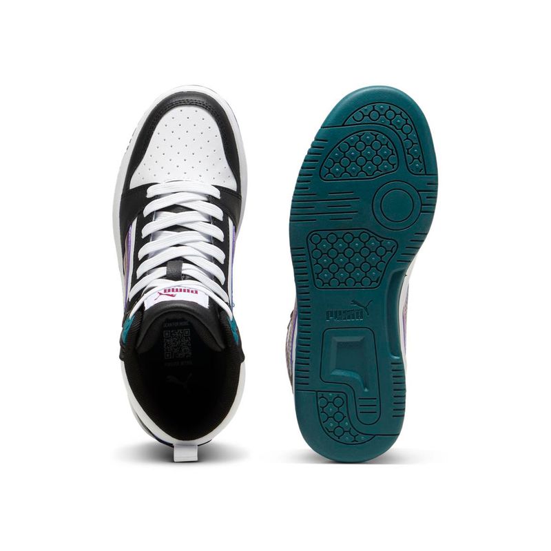 Zapatillas-Urbanas-Niña-Puma-Rebound-V6-Mid-Bouncy-Sky-Jr-Junior-Multicolor