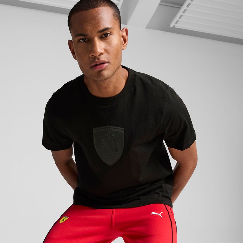 Ropa-Motorsport-Hombre-Puma-Ferrari-Race-Graphic-Tee--Negro
