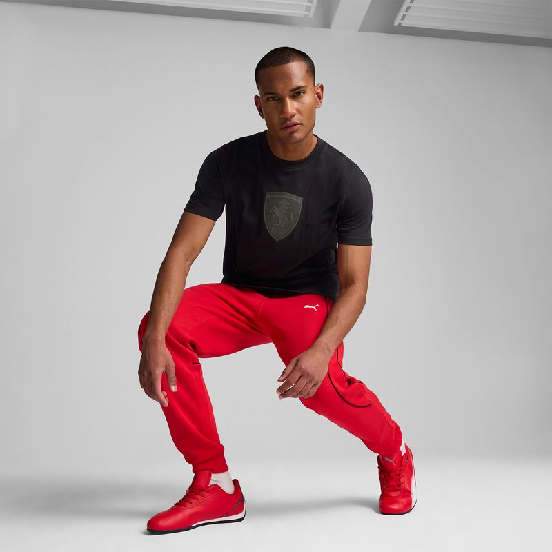 Ropa-Motorsport-Hombre-Puma-Ferrari-Race-Graphic-Tee--Negro
