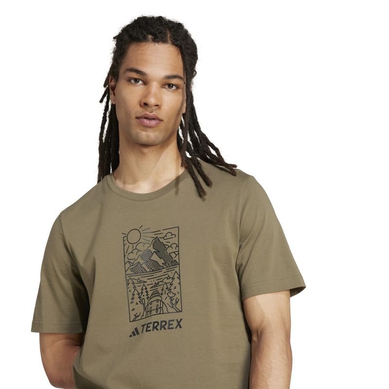 Ropa-Urbano-Hombre-Adidas-Wild-Tee--Verde