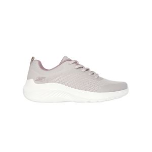 Zapatillas Urbanas Mujer Skechers Bobs Squad Waves  Crema