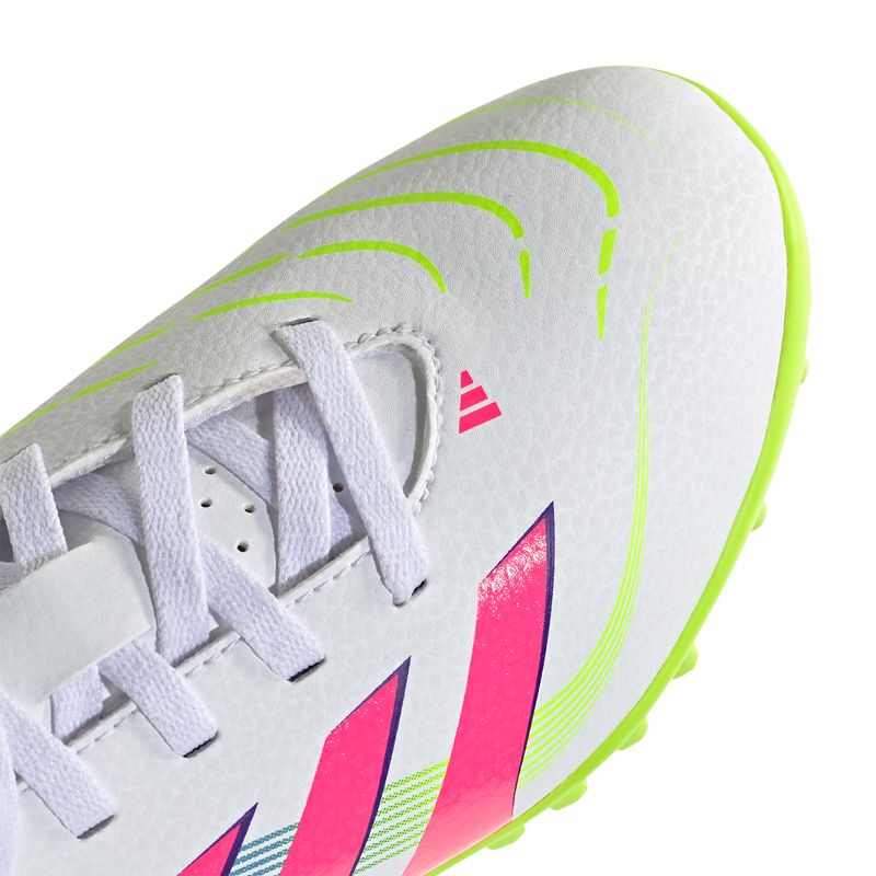 Zapatillas-Football-Unisex-Adidas-Predator-Club-Tf-J-Jr-Junior-Blanco