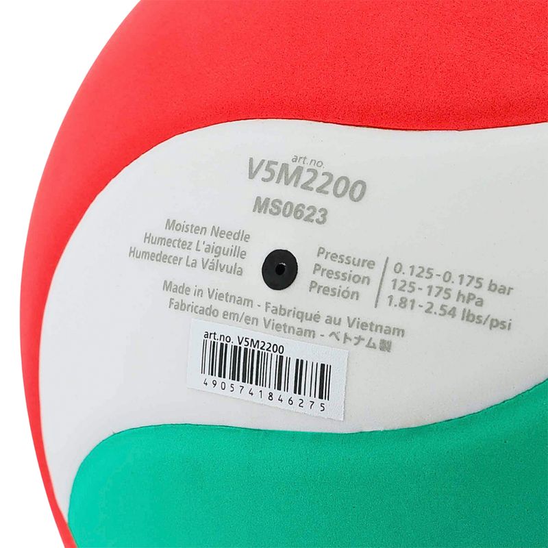 Accesorios-Volleyball-Unisex-Molten-Pelota--5--Multicolor